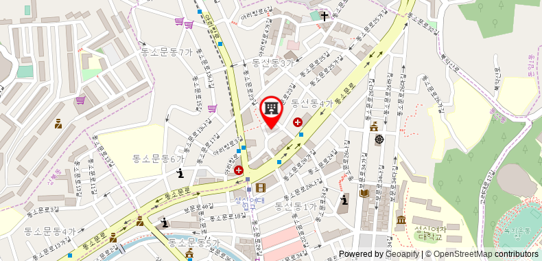 Bản đồ đến Sungshin Women's University Brown dot