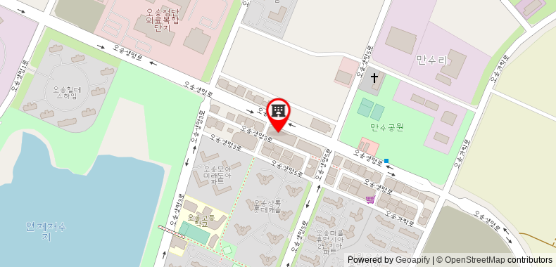Bản đồ đến Khách sạn Sejongcity Osong