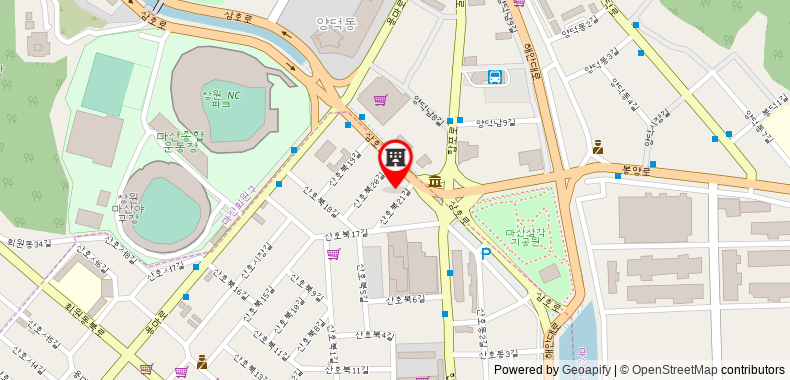 Bản đồ đến Khách sạn Savoy Changwon