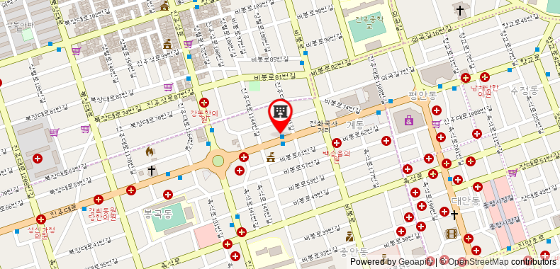 在地图上查看Brown Dot Hotel Jinjuseong