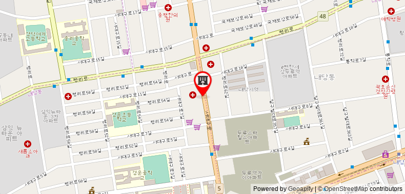 New Daegu Hotel on maps