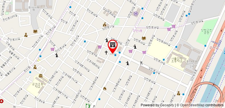 Bản đồ đến Khách sạn Borjomi Boutique Seoul