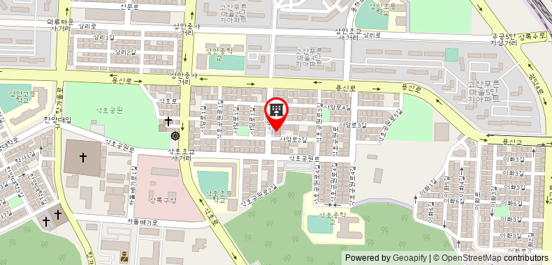 Bản đồ đến Khách sạn Ansan Seowon Tourist