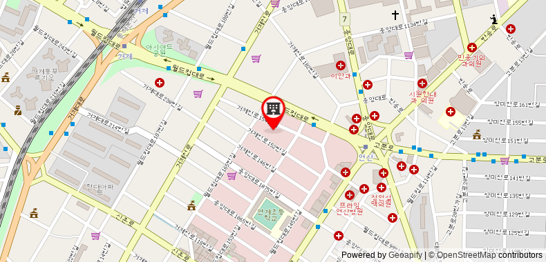 Bản đồ đến Khách sạn Amare Busan