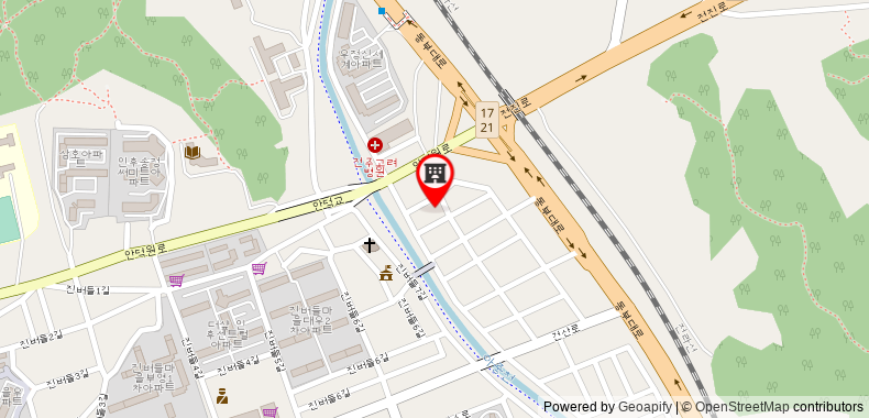 Bản đồ đến Khách sạn Jeonju