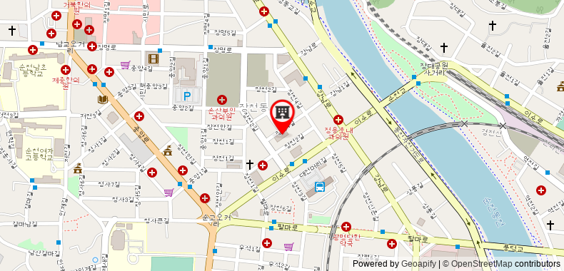 Bản đồ đến Khách sạn Suncheon Royal Tourist