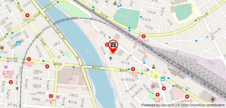 Bản đồ đến Khách sạn Divine Suncheon