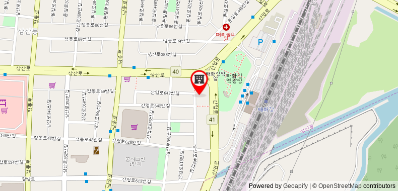Bản đồ đến Khách sạn Ulsan Samsan Joy