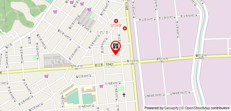 February Hotel Gimhae on maps