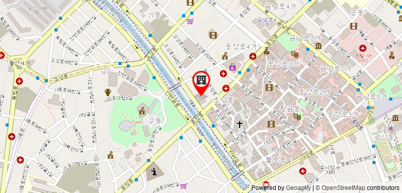 在地图上查看Ramada Plaza Chungjang Hotel