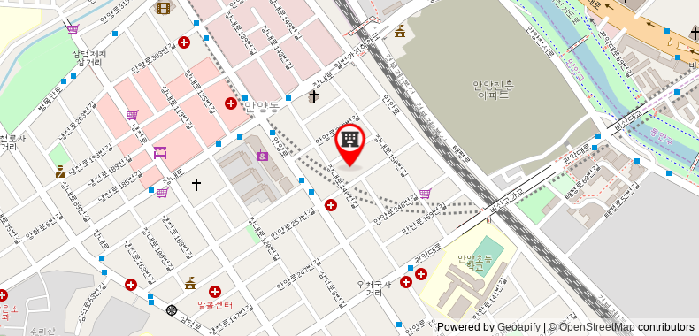 Bản đồ đến Khách sạn Anyang Premier XYM