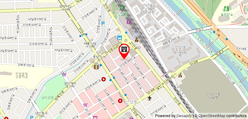 La Novia hotel on maps