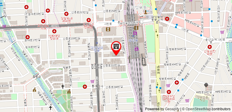 Cube Hotel on maps