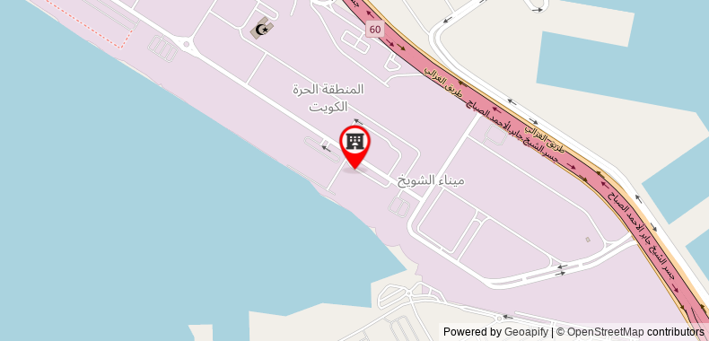 Bản đồ đến Khách sạn Movenpick Kuwait
