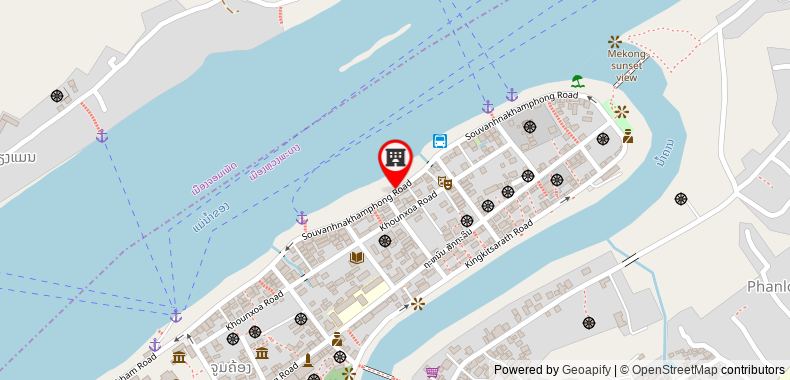 The Belle Rive Boutique Hotel on maps