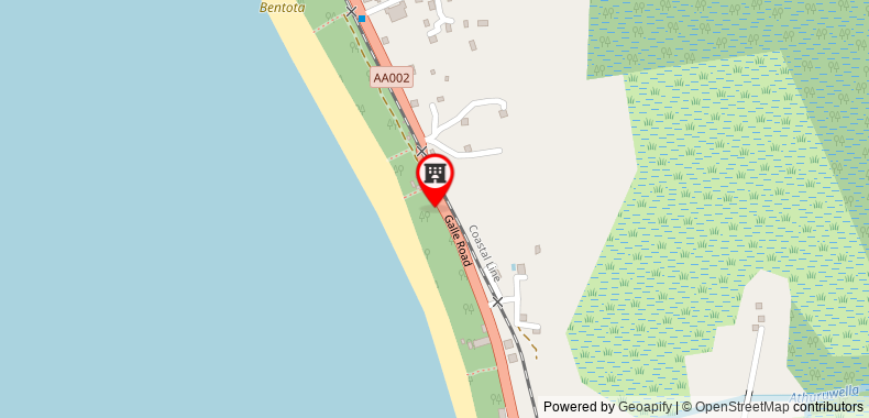 Bản đồ đến Khách sạn Warahena Beach