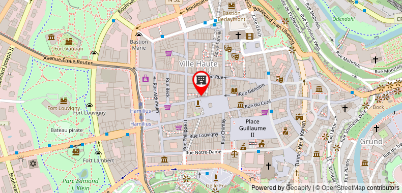Bản đồ đến Le Place d'Armes