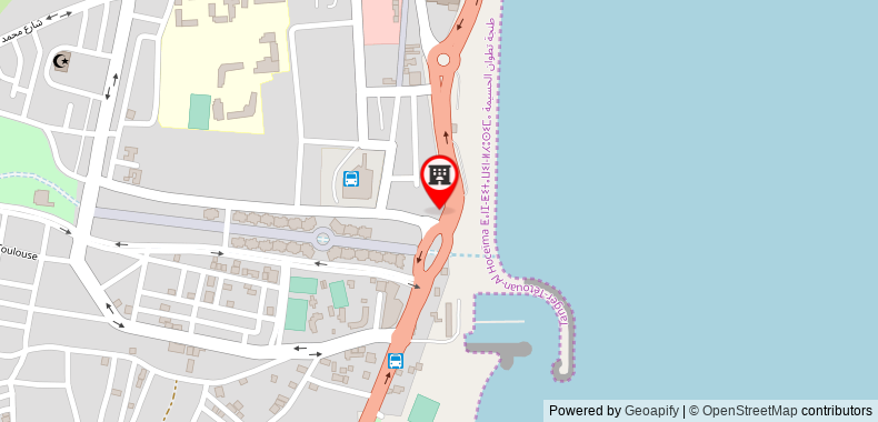 Bản đồ đến Khách sạn La Corniche