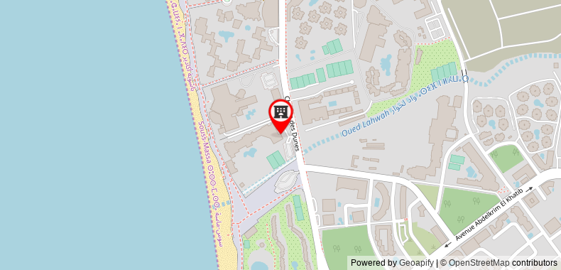 Riu Tikida Beach on maps