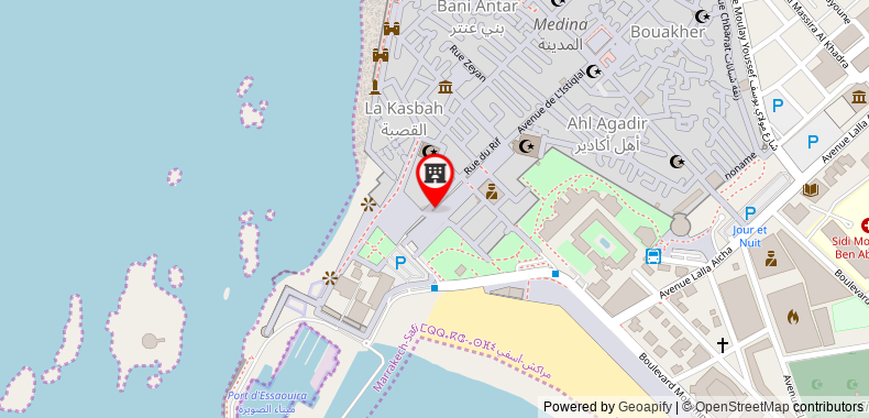 Bản đồ đến Khách sạn Riad Villa Maroc