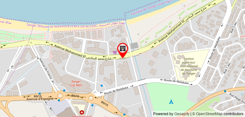 Bản đồ đến Appart Hôtel Le Rio