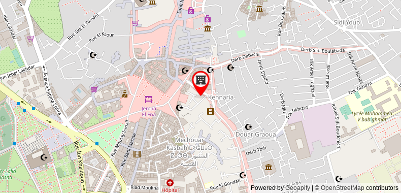 Riad Wazani Square & SPA on maps