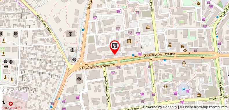 Holiday Inn Ulaanbaatar on maps