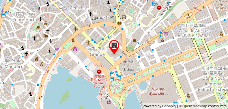 Grand Lisboa Hotel on maps