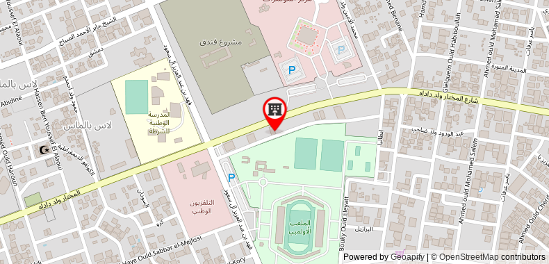 Bản đồ đến Khách sạn Nouakchott