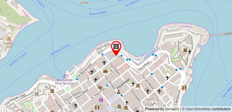 在地图上查看Luxurious 2BR Apartment in Valletta