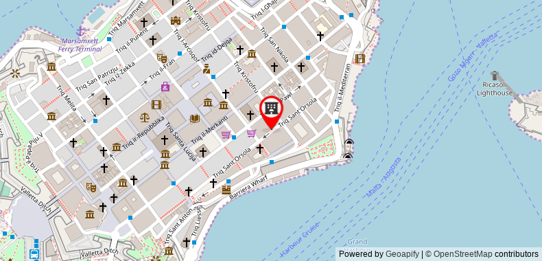 Palazzo Consiglia on maps