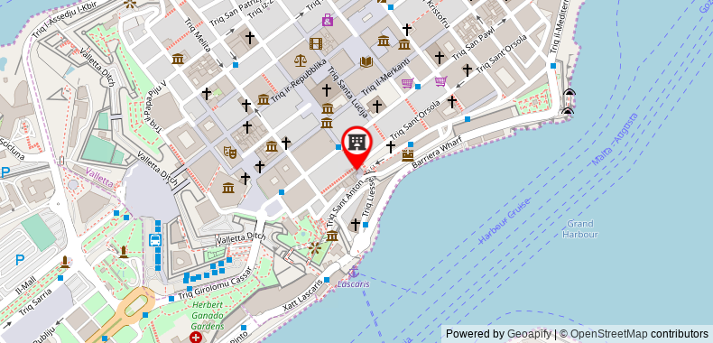 Grand Harbour Hotel on maps