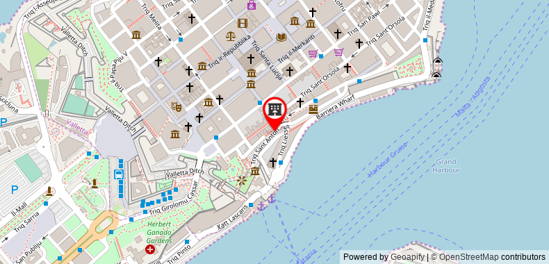 British Hotel on maps