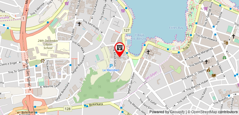 Bản đồ đến Khách sạn Malta Marriott & Spa