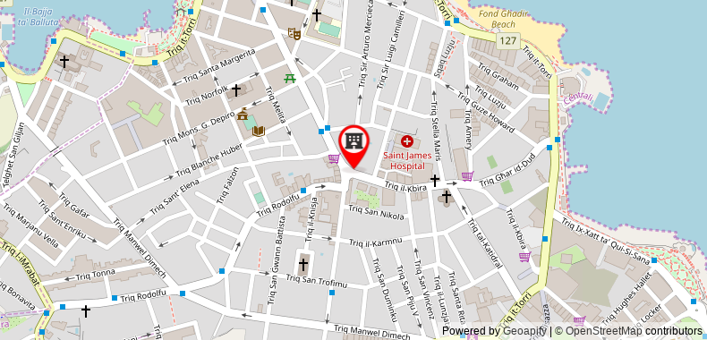 Roma Hotel on maps