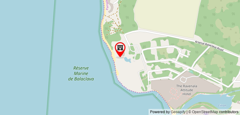 Bản đồ đến The Westin Turtle Bay Resort & Spa, Mauritius