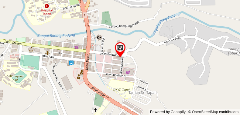 Bản đồ đến Khách sạn Kawan