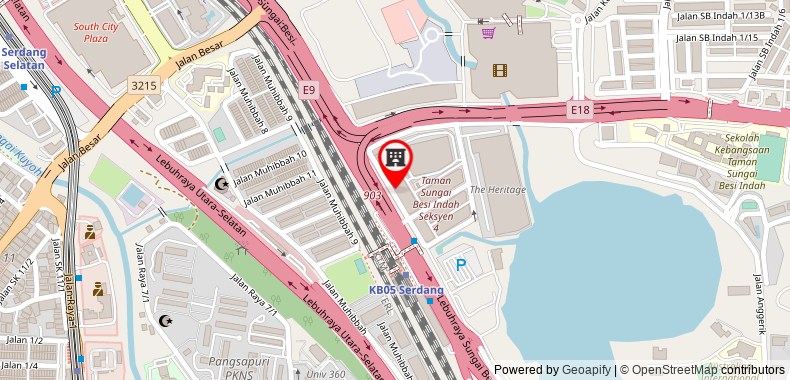 在地图上查看Place2Stay酒店 - 綠水坊購物廣場