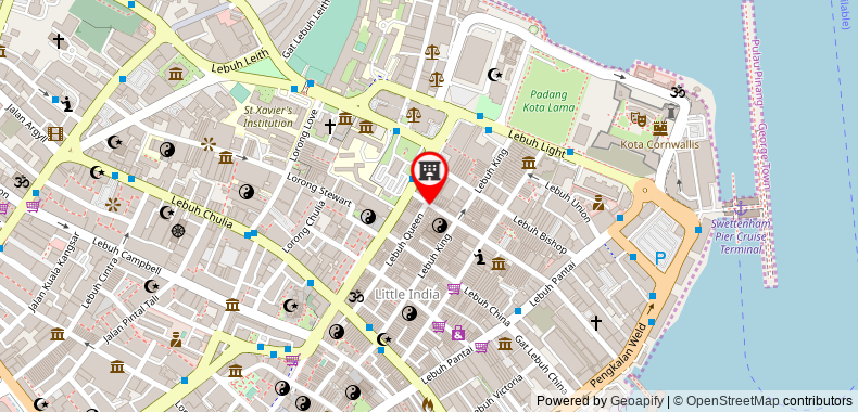 ST Hostel Georgetown on maps