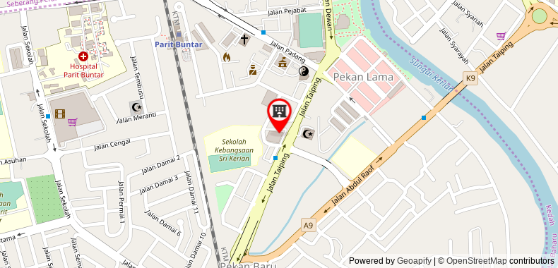 Bản đồ đến Khách sạn Sri Indar & Suites