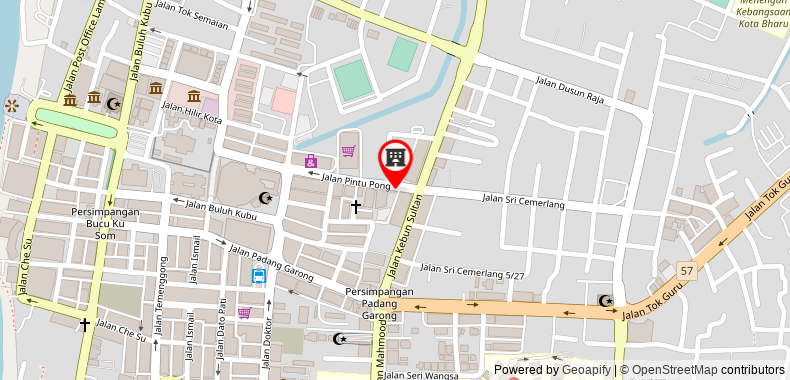 Bản đồ đến Khách sạn MGU Firdaus