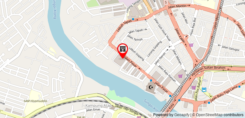 Bản đồ đến Khách sạn Goldcourse Klang