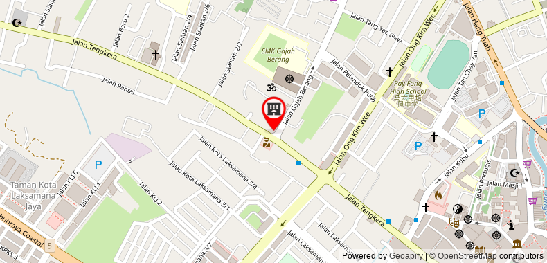 在地图上查看馬六甲九號酒店