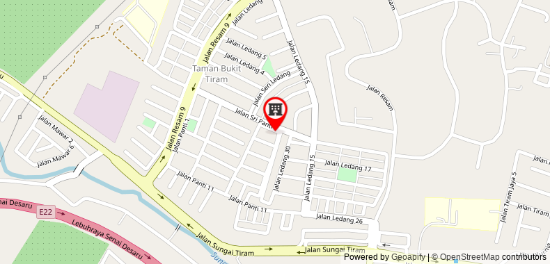 Bản đồ đến The Sam's Homestay (Johor Malaysia) Double Storey