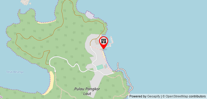 Pangkor Laut Resort on maps