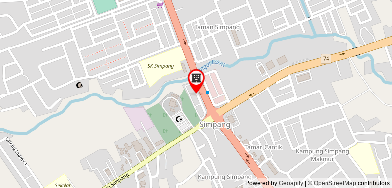 Bản đồ đến Khách sạn OYO 89427 Kavanas Taiping