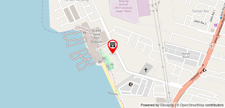 Bản đồ đến Apartment at Glory Beach Resort
