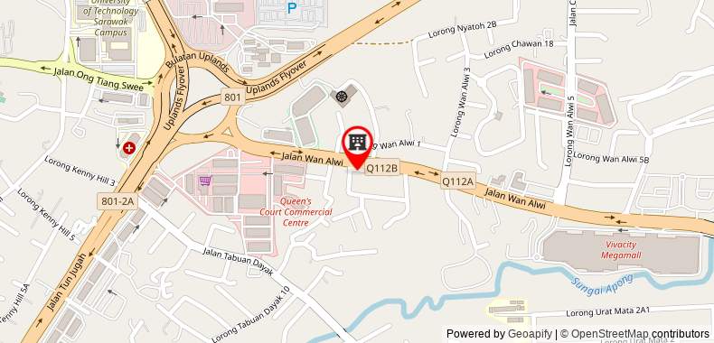 Caren's Cozy Home @ Vivacity Megamall Kuching on maps