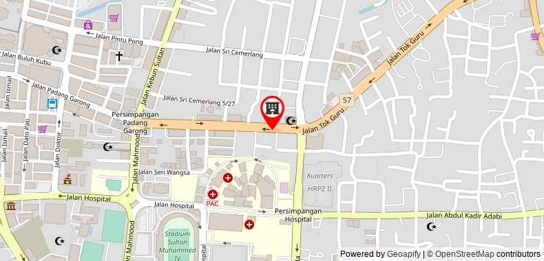 在地图上查看SPOT ON 89796迪努爾經濟旅館