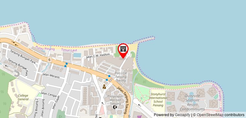 8 Boutique By The Sea Hotel on maps